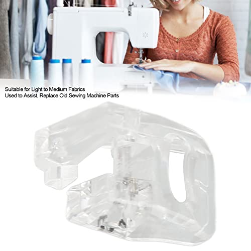 Pie prensatelas plástico transparente para máquina de bordar miniatura 5