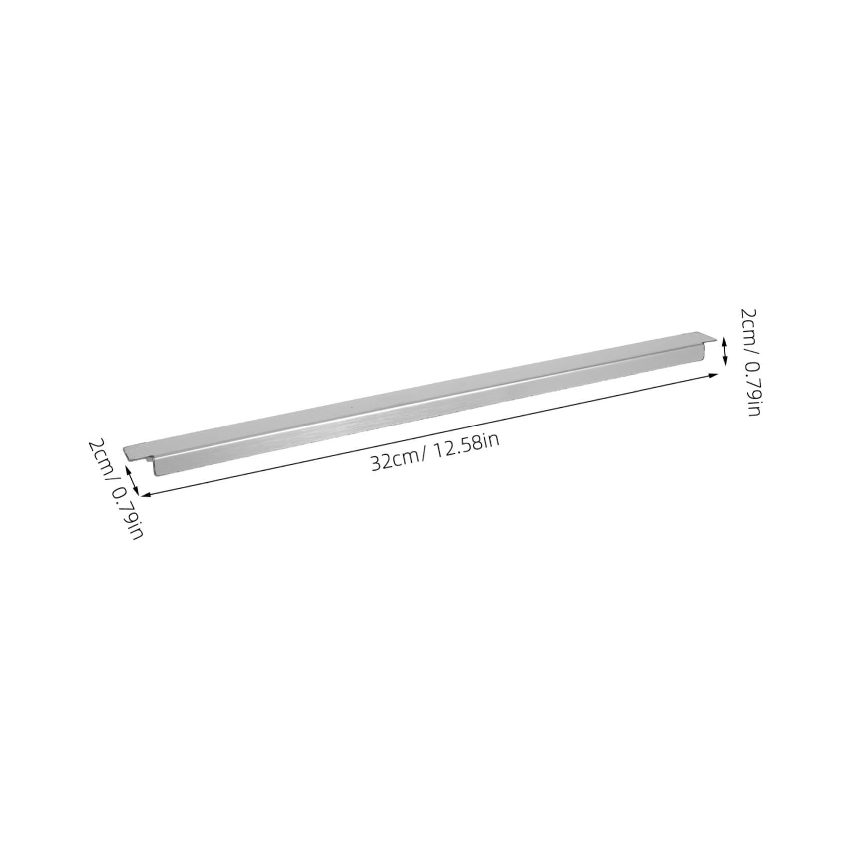 Toyvian 8 Pièces Barre Adaptateur Acier Inoxydable Longue pour Table de Service Alimentaire Séparateur Métallique Stable et Réutilisable pour Restauration et Traiteur
