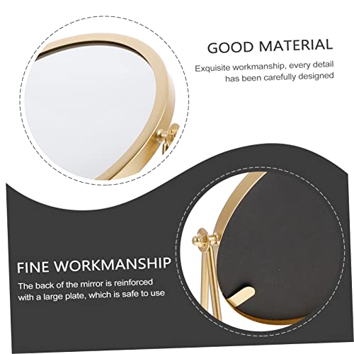 Miroir de maquillage pivotant de table rond pour bureau et coiffeuse - 4