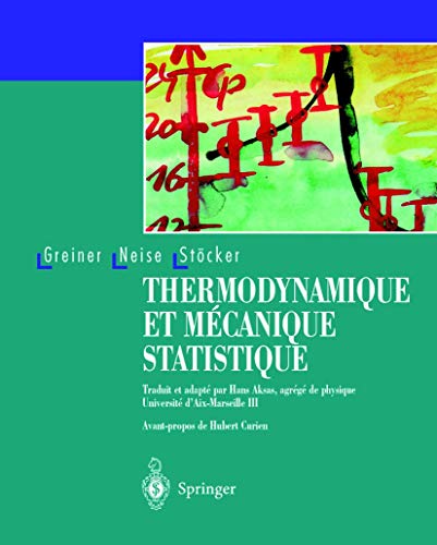 Preisvergleich Produktbild Thermodynamique et Mécanique Statistique (French Edition)