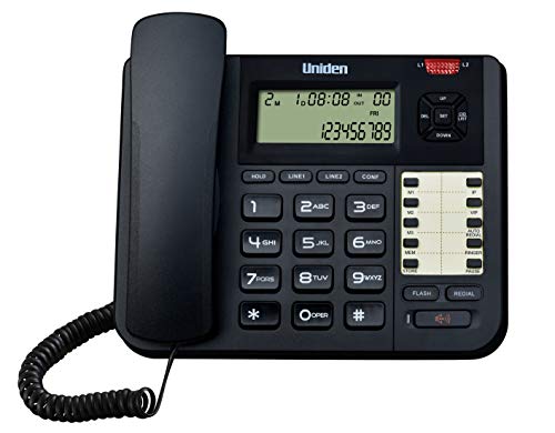 Uniden AT 8502 2 Line Corded Landline 