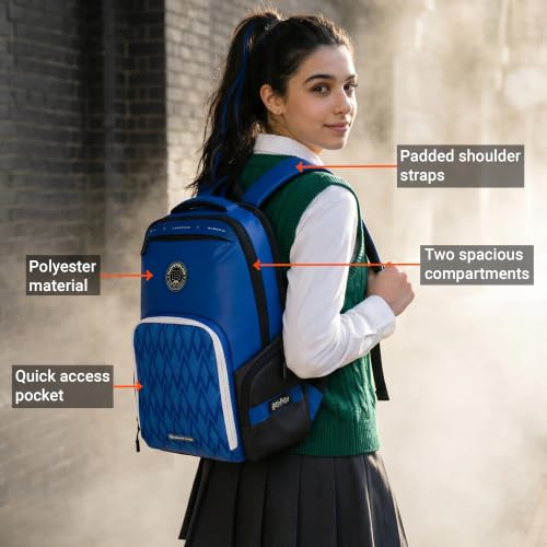 Image of Nasher Miles Harry Potter Backpack | Laptop Backpack | Ideal for Office, College, School & Travel | Men, Women, Boys, Girls