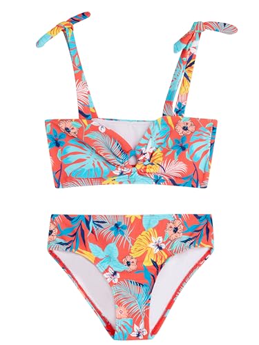 Image of Kanu Surf Girls' Nellie Beach Sport UPF 50+ Sweetheart Bikini 2pc Swimsuit
