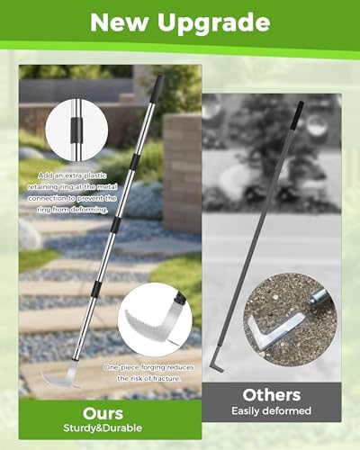 Crack Weeder, Stainless Steel Manual Crevice Weed Puller — view 3