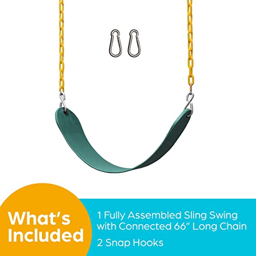 image for Jungle Gym Kingdom Swing for Outdoor Swing Set - Pack of 1 Swing Seat 