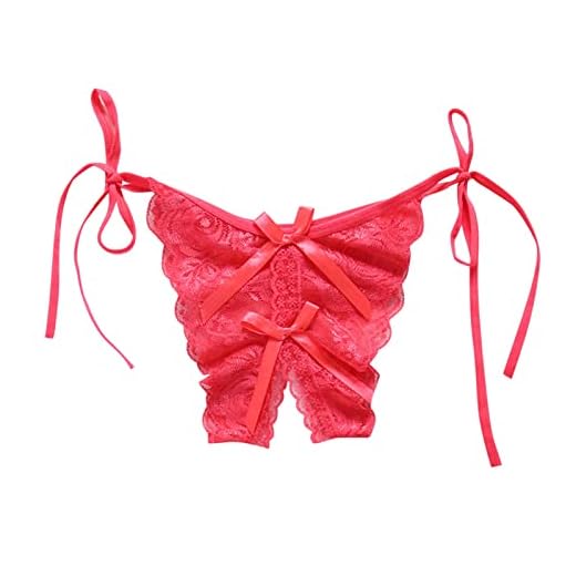 Remote Control Panties for Women Pleasure Women Low Waist Large Size Sexy Lace Banding (Watermelon Red, One Size)