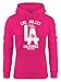 Produktbild Neverless Hoodie Damen Los Angeles California LA Palme Sweatshirt Kapuze Kapuzenpullover pink L