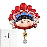 Calamite da frigo, con foto di Pechino, design tradizionale cinese, adesivi magnetici per la decorazione della cucina