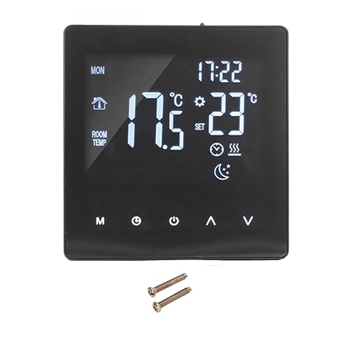 Termostato inteligente pantalla táctil programable piso calefacción agua caldera controlador AC90‑240V (K2MRH3A)