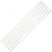All-inside Transparent Keyboard Cover for iMac Wired USB Keyboard