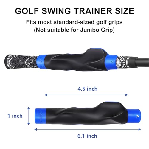 Golf Grip Trainer, Left-Hand Grip Corrector for Golf Club Grip, Black by Arttodo - Used condition - Image 7