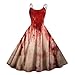 Halloween Costumes for Adults Women Tanks A-Line Dress Womens Pub Fashion Sundress Women's Loose Fit Comfort Red M Halloween Dress Plus Size Halloween Costume for Adults Women