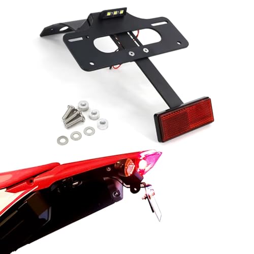 Support plaque immatriculation moto central pour CRF300L 2021-2025