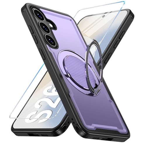 Coque Samsung S26 antichoc rigide TPU PC avec anneau MagSafe