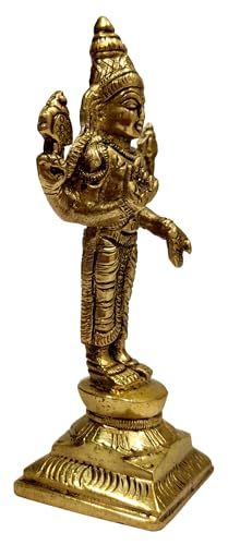 Estatua de Bronce de Lord Vishnu para Decoración miniatura 2
