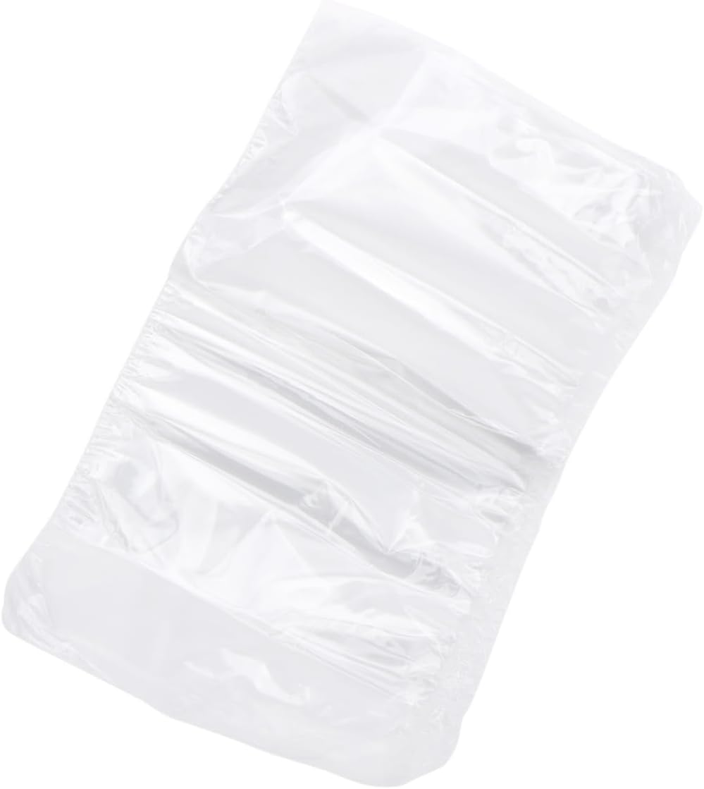 Hohopeti Heat Shrink Wrap Bags for Bath Soaps 200 Pack White Transparent Pof Film Size 6 Multi-Purpose Packaging Solution
