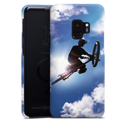 Étui coque Samsung S9 Duos housse de protection vélo ciel