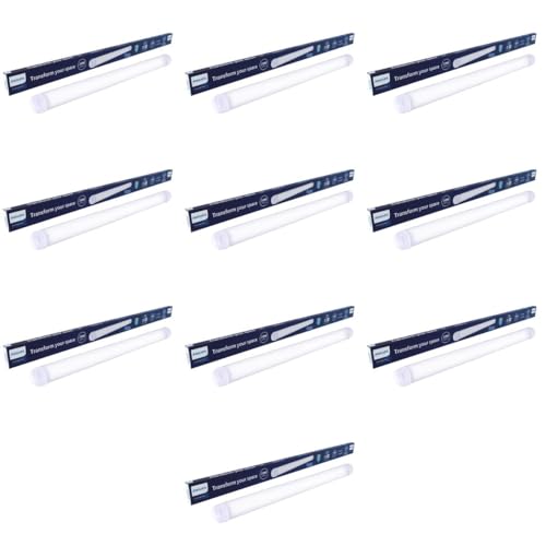 Image of Philips StarBright Plus+ 70W Linear LED Batten | 7000 Lumens | 4 Feet (1200mm) Tube Light | 2X Wider Spread & Brighter Light | 4kV Surge Protection | Cool Day Light, Pack of 10
