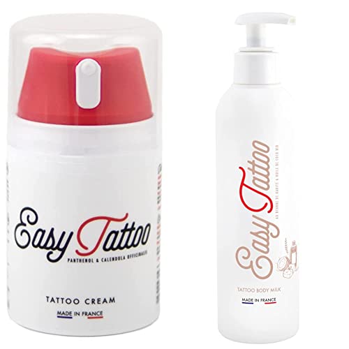 EASYTATTOO Crème Tattoo soin hydratant et lait corporel protecteur pour la peau