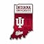 Indiana Hoosiers State Shape