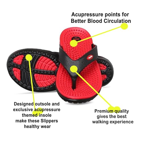 Image of Aqualite Extra Soft Acupressure | Comfortable & Lightweight | All Day Wear Acupressure Slipper| Women's & Girl's Slippers |