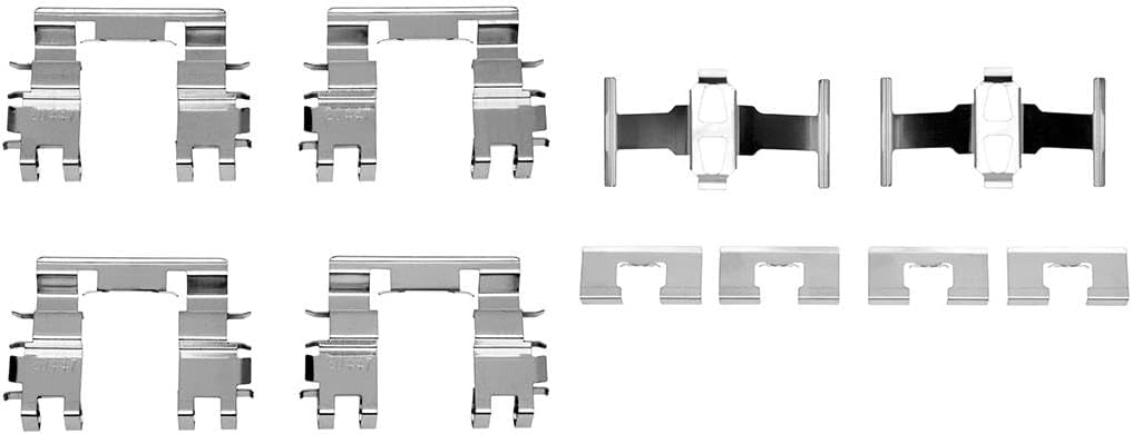 Automotive Replacement Front and Rear Disc Brake Hardware Kit for Honda Prelude 2.0L 1988 1989 1990, for Honda CRX 1.6L 1990 1991