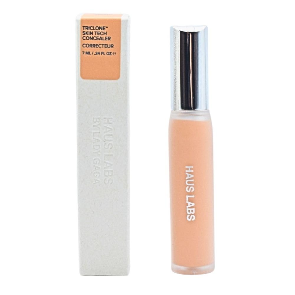 HAUS LABS BY LADY GAGA Triclone Skin Tech Hydrating De-puffing Concealer with Fermented Arnica 20 Light Medium Peach