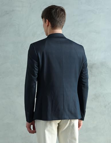 Image of Arrow Men's Zero Calorie Slim Fit Textured Blazer