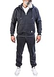 Rock Creek Herren Jogging Anzug Trainingsanzug Sportanzug Jogger Fitnessanzug Sweatshirt Trainingshose Trainingsjacke H-166 Anthrazit XXXXL