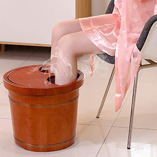 Spa de pies de madera natural BABYCE 39x35x31 cm miniatura 2