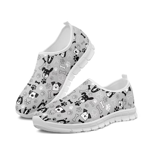 Image of Jeiento Cute Dog Women's Casual Slip On Shoes Loafers Sneakers for Women