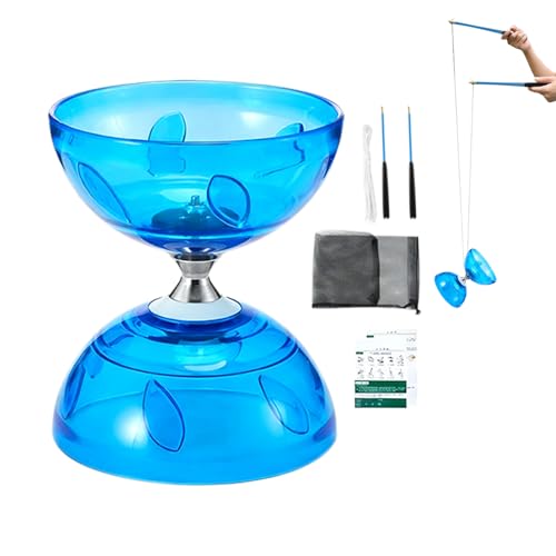 Mwqpgyh Chinese Yoyo Toy - Double-head Portable Learning Ball with Net Bag And Sticks,Kids Chinese Toys | for School Home Study Travel Waiting Parties Halloween Holiday Indoor Outdoor Christmas Boys