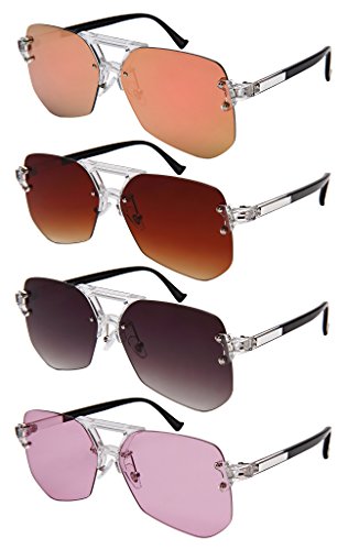 Futuristic Flat Lens Sunnies 1404-FLREV3