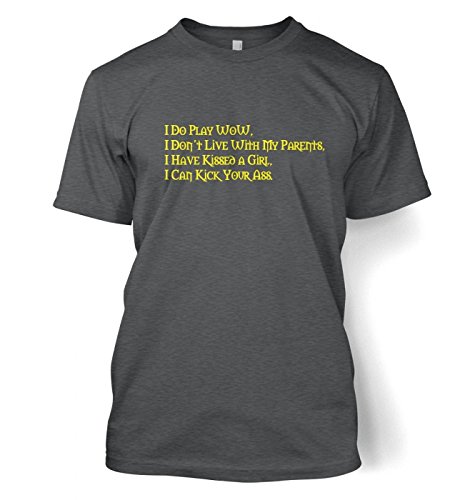 I Do Play WoW T-shirt - Inspired By World Of Warcraft (Large (42/44