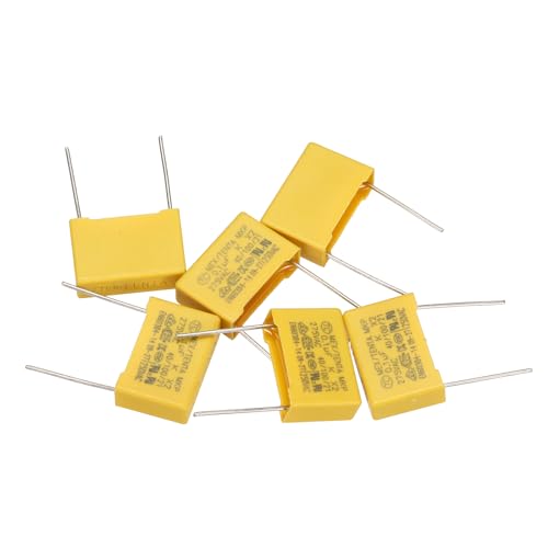 Image of PATIKIL 6Pcs 0.1uF 275V Polypropylene Safety Capacitor 18x12x6mm 15mm Pin Pitch