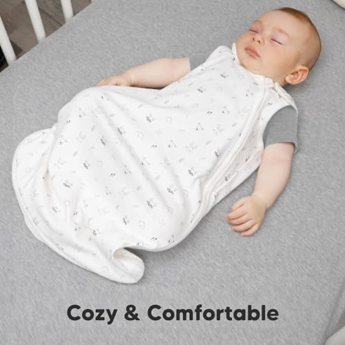 Image of 1-Pack Organic Baby Sleep Sacks, 100% Cotton 0.5TOG (KeaStory, 6-18M) | Soft Breathable, Baby Wearable Blanket, Toddler Sleeping Sack 6-18 Months, Easy to Wear Transitional Swaddles for Newborns
