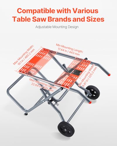 VEVOR Portable Table Saw Stand