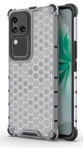 Image of Glasgow Back Case Cover Designed for [ Vivo V30 Pro 5G / V30 5G ] (Stylish Look | Shock Proof) - Transparent