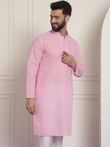 Image of SOJANYA Men's Silk Blend Regular Fit Casual (Since 1958 Woven Design Kurta with Churidar & Embroidered Nehru Jacket