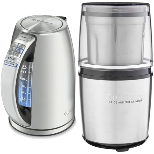 Hervidor eléctrico sin cable 1.7 L acero inoxidable Cuisinart miniatura 1