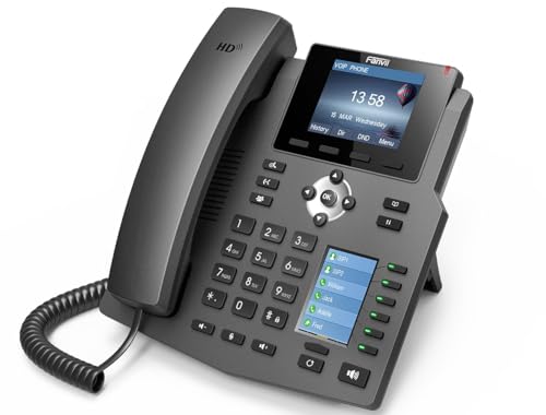 Teléfono IP Fanvil X4 4 líneas SIP y pantalla a color miniatura 3