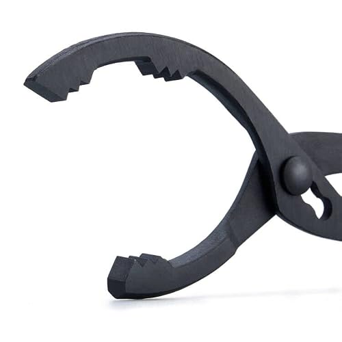 Efficere 12-Inch Premium Oil Filter Wrench, Pliers And Removal Tool | 3-Position Adjustable Design Fits Oil Filters From 2-3/8” To 4-1/2” In Diameter | Compatible With Most Domestic And Imported Cars #TOP2