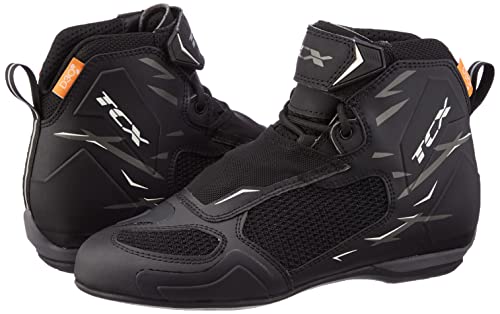 TCX Bota feminina Shift para motociclista, Preto/branco, 38