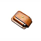 Hand Made Leather Lighter Protective Sleeve case Genuine Full Grain Cowhide Handcrafted Pouches Hold