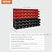 VEVOR Estante de Plástico 48 Cajas de Almacenamiento para Taller Garaje con Paneles de Pared Organizador de Herramientas para Tuercas Imagen de VEVOR Estante de Plástico 48 Cajas de Almacenamiento para Taller Garaje con Paneles de Pared Organizador de Herramientas para Tuercas