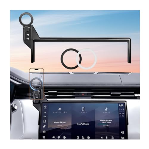 Katorn Car Phone Holder for Land Rover Range Rover & Range Rover Sport 2023-2026 with 13.1-Inch Screen 360 Rotation Magnetic Cell Phone Mount Compatible with Magsafe Does Not Affect Air Vent