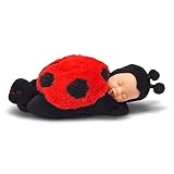  Anne Geddes 572603 Large Sleeping Baby Ladybug 12 inch / 30 cm Doll - Bean Filled Soft Body / Grande Coccinelle Poupée Bébé Dormant