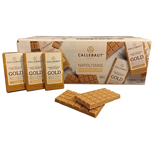 Legendary und Callebaut Napolitains feinste Belgische GOLD Weiße Schokolade 30,4% Kakao mit Karamell, mundgerechte 13,5g… – Bild 3