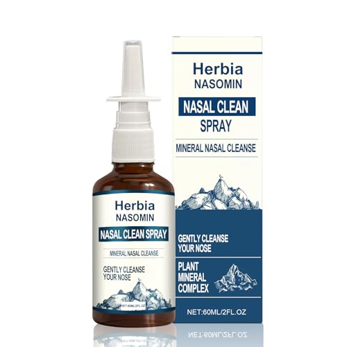 Herbia Nasomin Nasal Iodine Spray Cleanse and Refresh The Nasal Passages Ideal for Travel and Daily Comfort Care