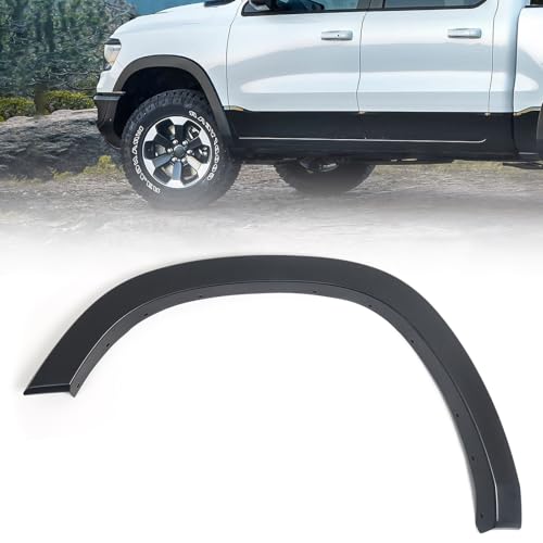 VLINCAR Front Fender Flare Compatible with Dodge Ram 1500 2019 2020 2021 2022 2023 2024 Wheel Opening Flare Molding Arch Trim Left Driver Side LH 5YL27TZZAD CH1290121 by VLINCAR - Used condition - US$101.25